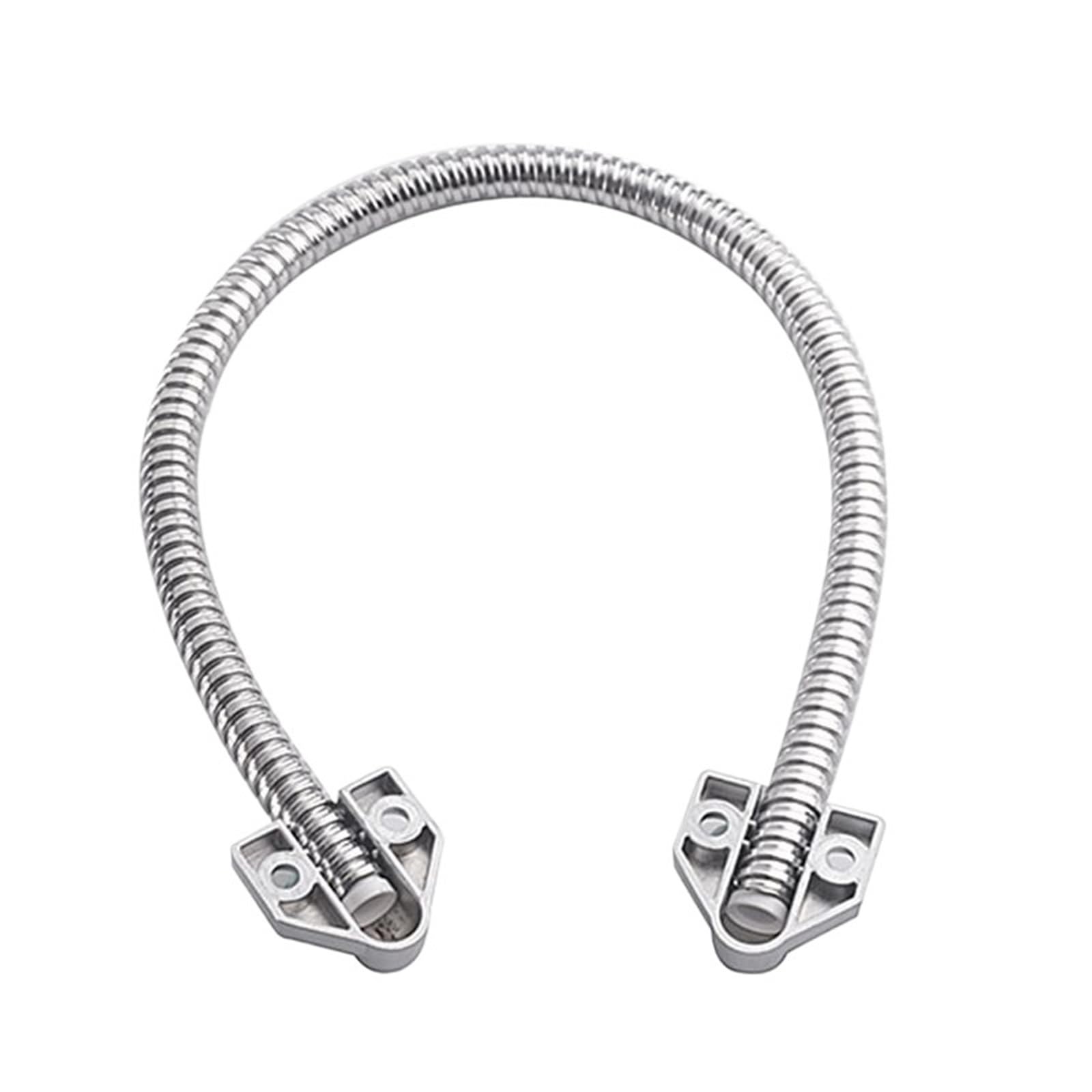 Door Cable Protector Flexible Armored Door Loop Alloy Wire Protector with Ends 16" Long 1/2" OD Home Access Control Accessories