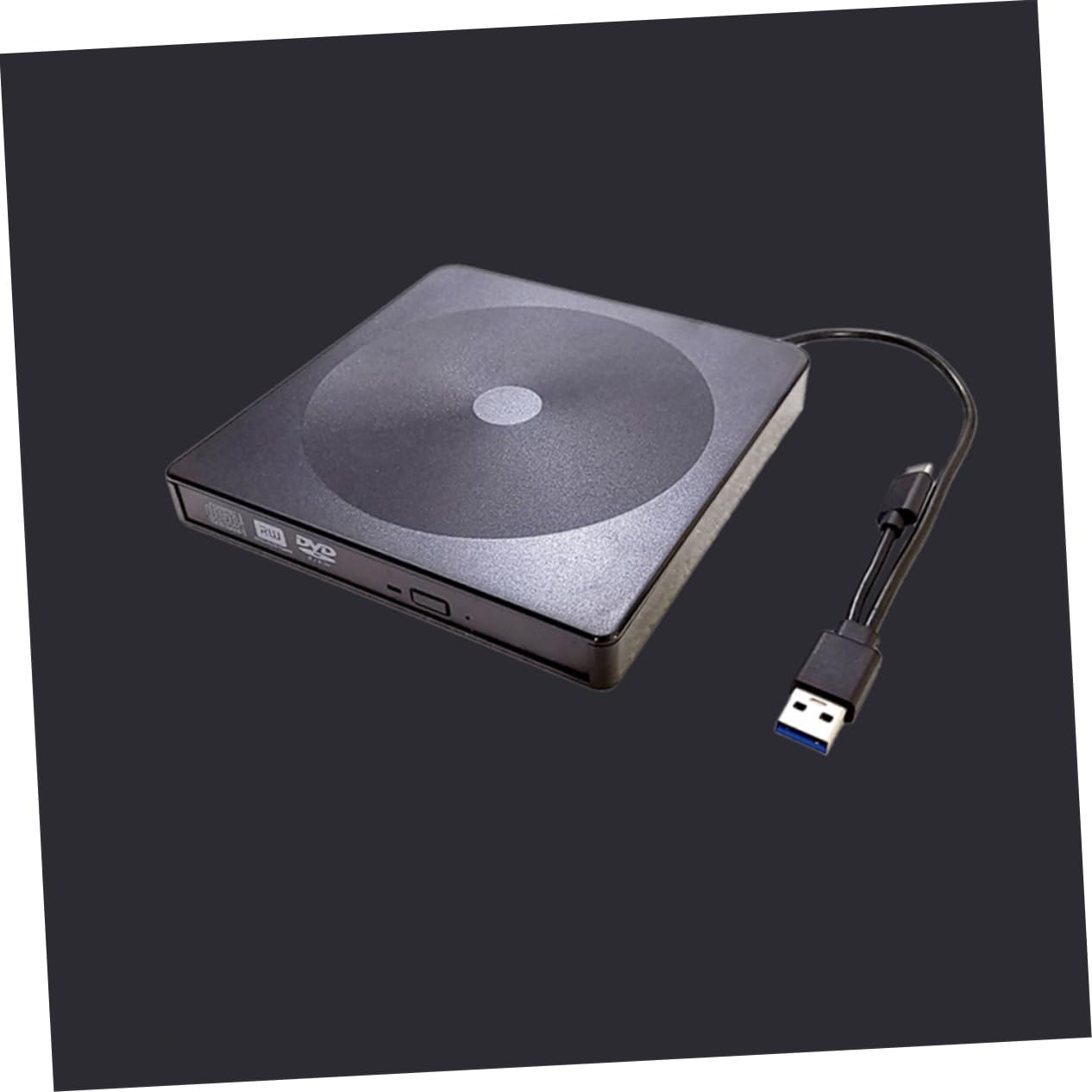 balacoo Typec External DVD Drive No External Power Supply Needed Compact Design Cd DVD Writer for Laptop/Desktop