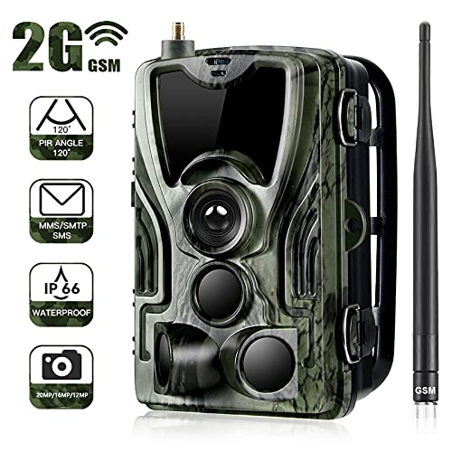 Sannofair 20MP/16MP/12MP Wildkamera Jagdkamera für Wildtiere mit Nachtsicht Bewegungsaktivierung, 0,3s… – Bild 3