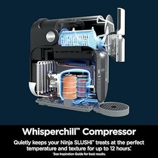 Ninja SLUSHi Professional Frozen Drink & Ice Machine with RapidChill Technology, Slushie Maker, 5 Preset Programs for Frozen Margaritas, Frappés, and More, FS301C (Canadian Version)