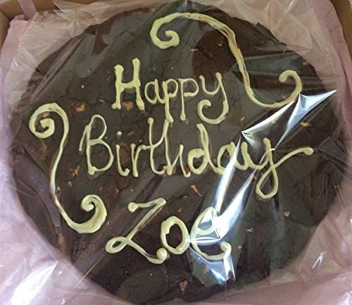 Personalised Giant Belgian Triple Chocolate Chip Cookie