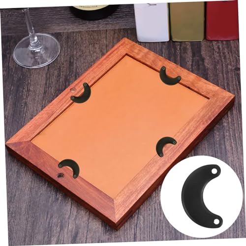 Image of POPETPOP 50pcs Picture Frame Backing Clips Easy to Install Photo Frame Fasteners for Hanging Pictures and Artwork Turn Button Hardware