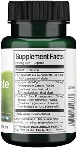 Miniatura 2 de Swanson HERB Granada Complejo 60 CAPS