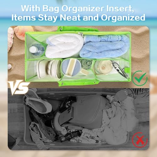 Image of XYFuuee Beach Bag Organizer Insert Divider for Medium Bogg Bag Accessories