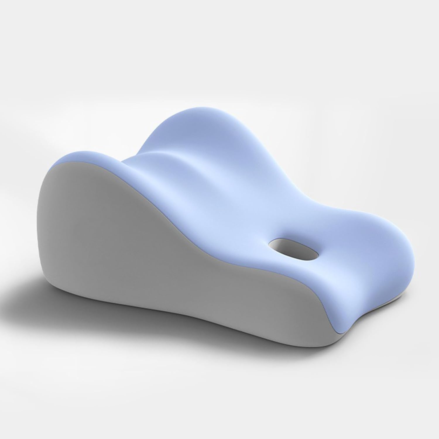 Couples Butt Cushion for Pregnant Women Furniture Pillow Pillowcase Suitable for Home Use, Ideal for Sitting and Lying, Foam Pillow Modern and Simple Style - Blue