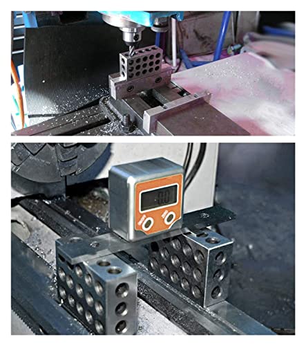 2 szt. Stal hartowana 1 3 "25 50 75 mm Bloki Precyzyjne narzędzie dla mechanika z 23 otworami(1-2-3 Inch-wrench)