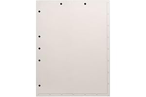 Trinkware Chart Dividers: Ideal for Tabbed Dividers in Chart Folders