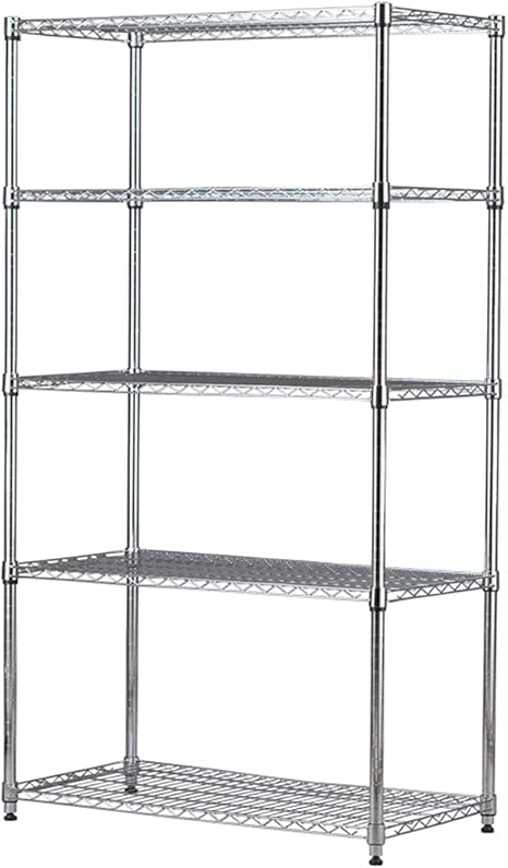 Amazon 収納棚 収納ラック メタルラック オープンシェルフ 軽量 組立簡単 高さ調節可能 ディスプレイラック キッチン 部屋 居間 トイレ 浴室用 オープンシェルフ ラック オンライン通販
