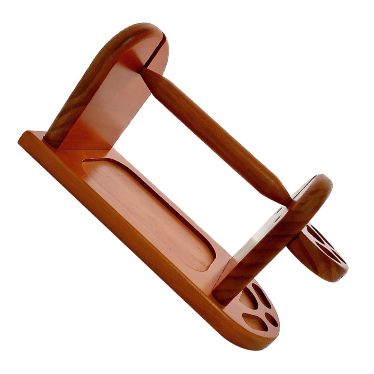 Porte-bobine en bois pour couture et tricot SHINEOFI support de fil compact