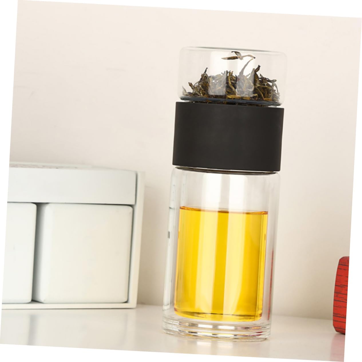 ABOOFAN Healthy Tea Separation Cup Tea Steeper for Water Filter Heat Resistant Easy to Carry