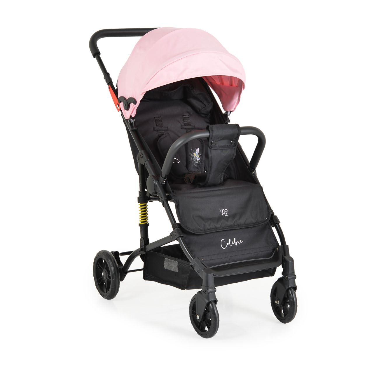 Moni poussette buggy Colibri pliable réglable harnais 5 points dès 6 mois, coloris:rose