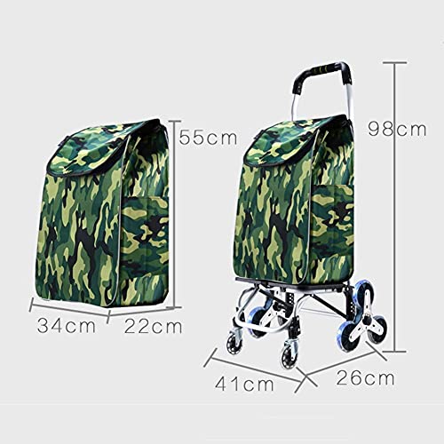 SENWEI Multifunktions-Einkaufstrolley, Küchenaufbewahrung, Mehrzweckwagen, rostfrei, Aluminiumlegierung, faltbar… – Bild 3