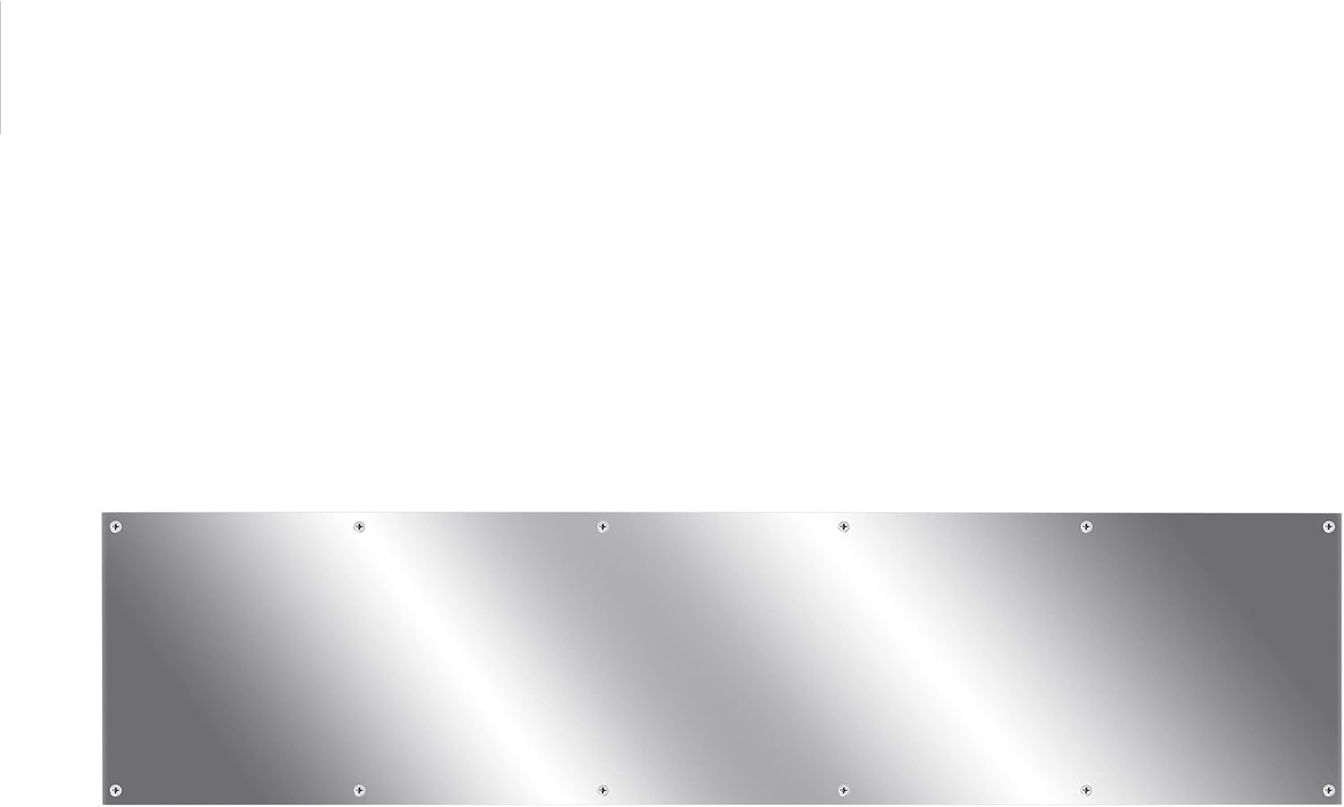 GALOFAY Door Metal Kick Plate 30 inches Aluminum Decorative Plates Protector for 32 inches Front