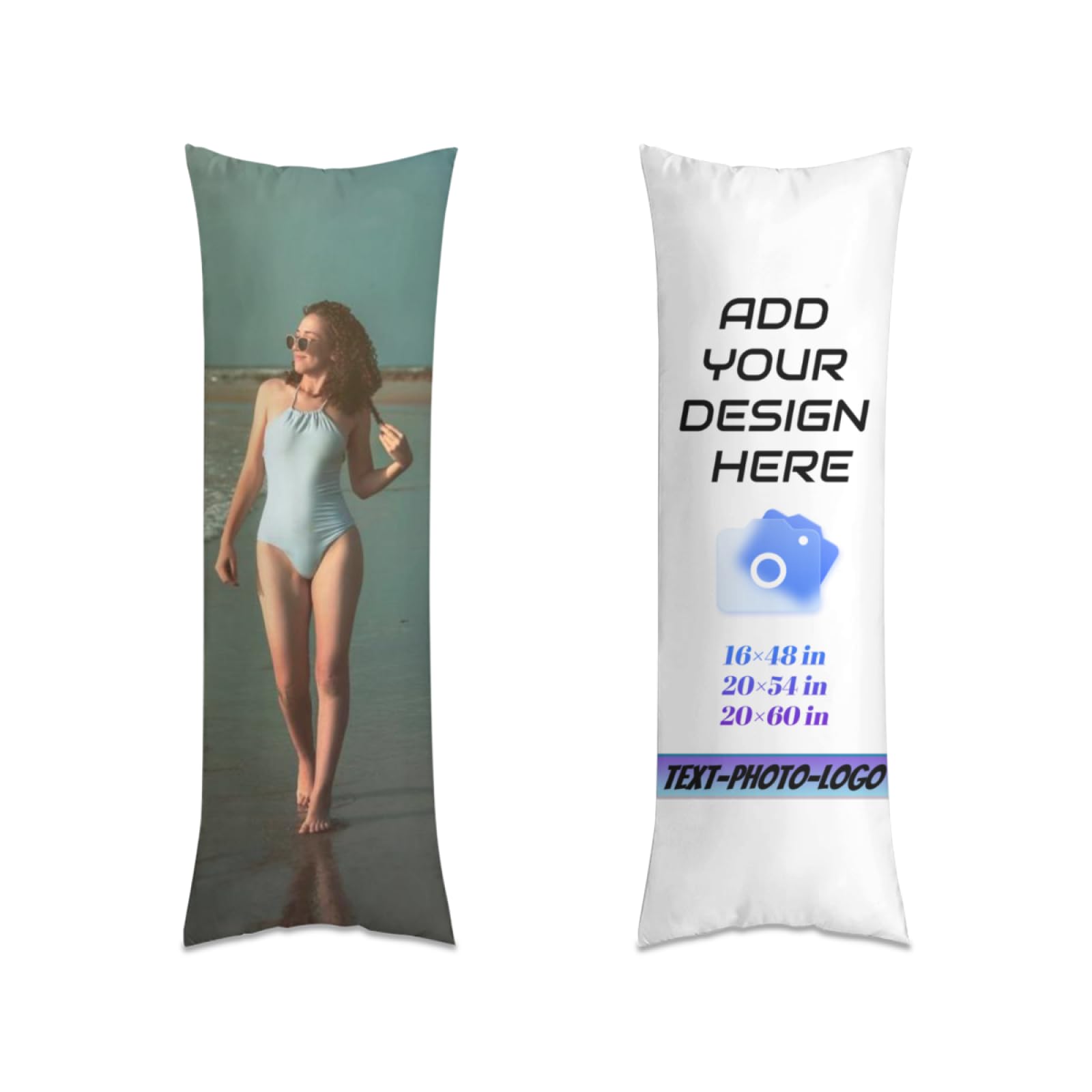 velquessa Personalised pillow Photo cushion Add Your Text customisable body pillow personalised cushions with Face photo gifts for men,women customised gifts for Birthday,Anniversaries,Christmas