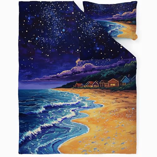 Housse de couette 240x260 microfibre parure de lit réversible avec fermeture éclair - 5