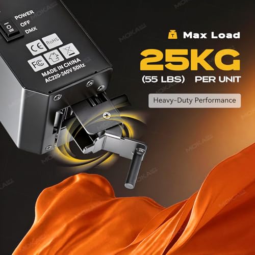 Sistema de caída de cortina DMX Kabuki Power Drop profesional miniatura 3