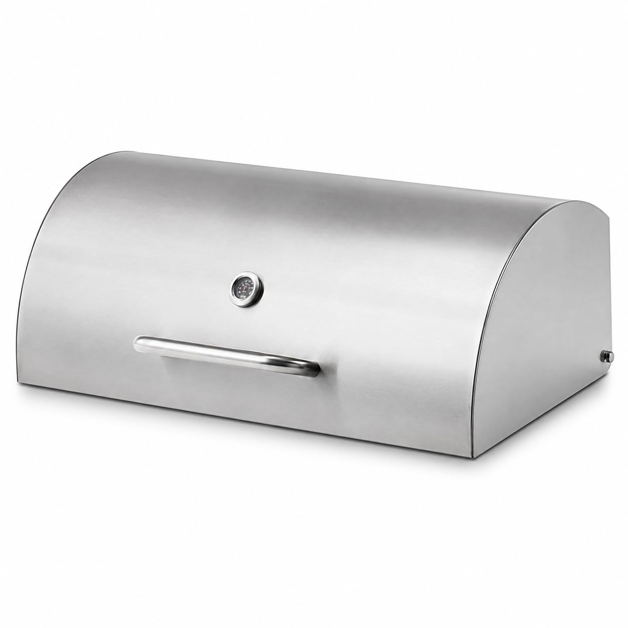 Roll Dome Lid for LPG48 Grill by Glownary – Sainless Steel, Silver, Model 554lpgrd48