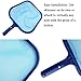 Sunnyglade Swimming Pool Cleaner Supplies/Professional Heavy Duty Pool Leaf Rake Fine Mesh Frame Net/Cleaning Leaf Skim Net (17.5x11.8in)