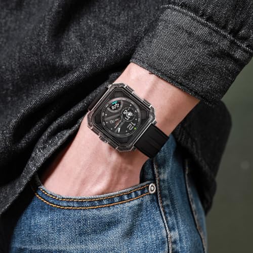 Carlington Velocity CT 8121 Analog-Digital Sports Watch, Black - Image 4