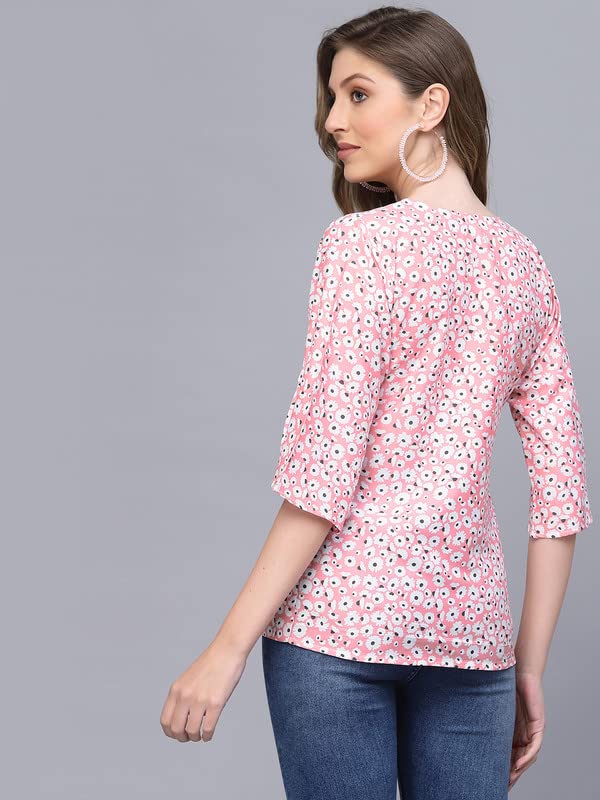 Image of Selvia Women's Regular Fit TOP (432TK401N-S Light Pink