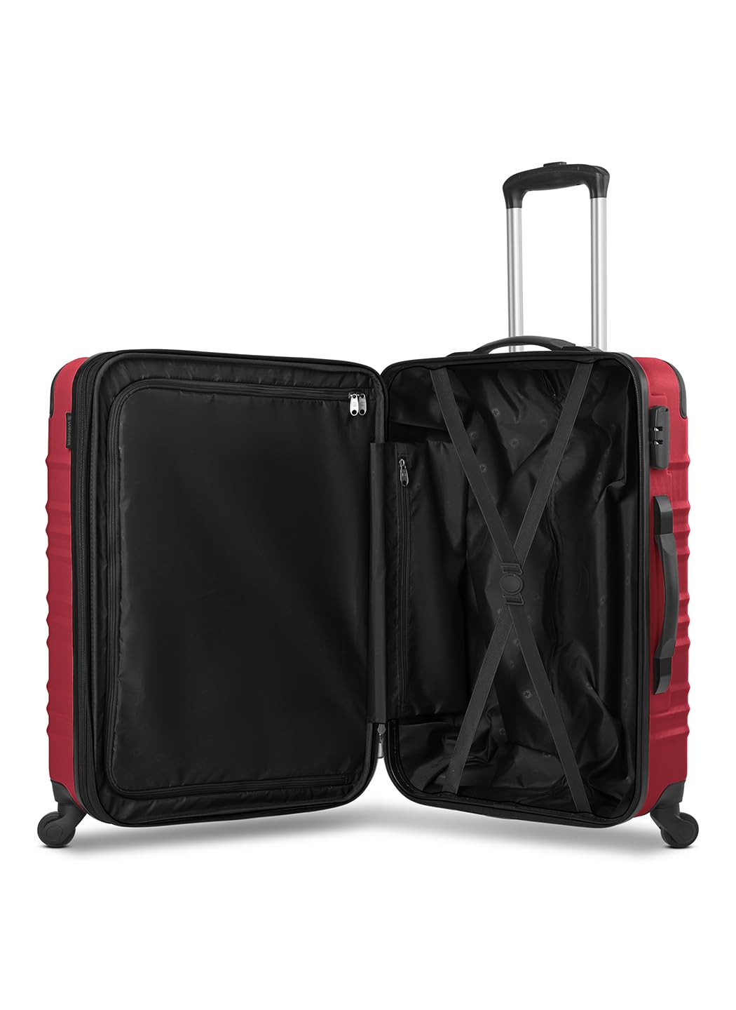 WENGER Koffer-Set 3-teilig für Damen und Herren | Reise-Trolleys 51 x 30 x 75 cm aus hochwertigem, stoßfestem ABS Material | Erweiterbar & Teleskopgriff| Amplar Evo Serie