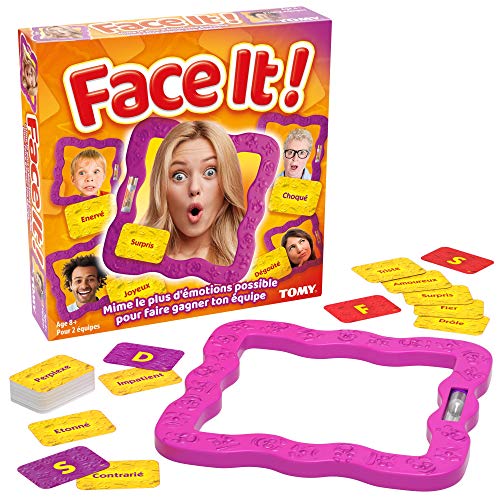 TOMY 150 Cartes émotions 1 Cadran mime 1 sablier 1 Manuel d'instruction T73017