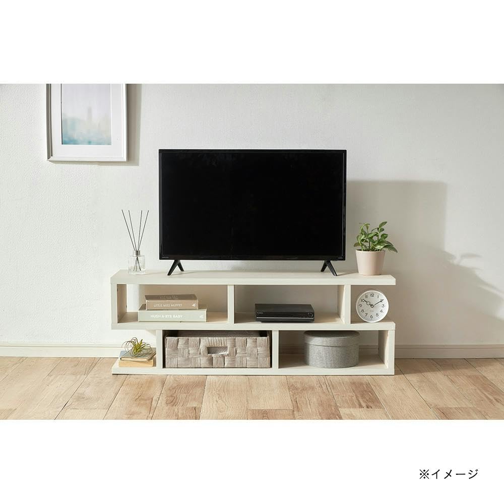 【良品】ホワイト テレビボード／ローボード 楽天市場】テレビラック 大型 白 ホワイト テレビボード ワイド