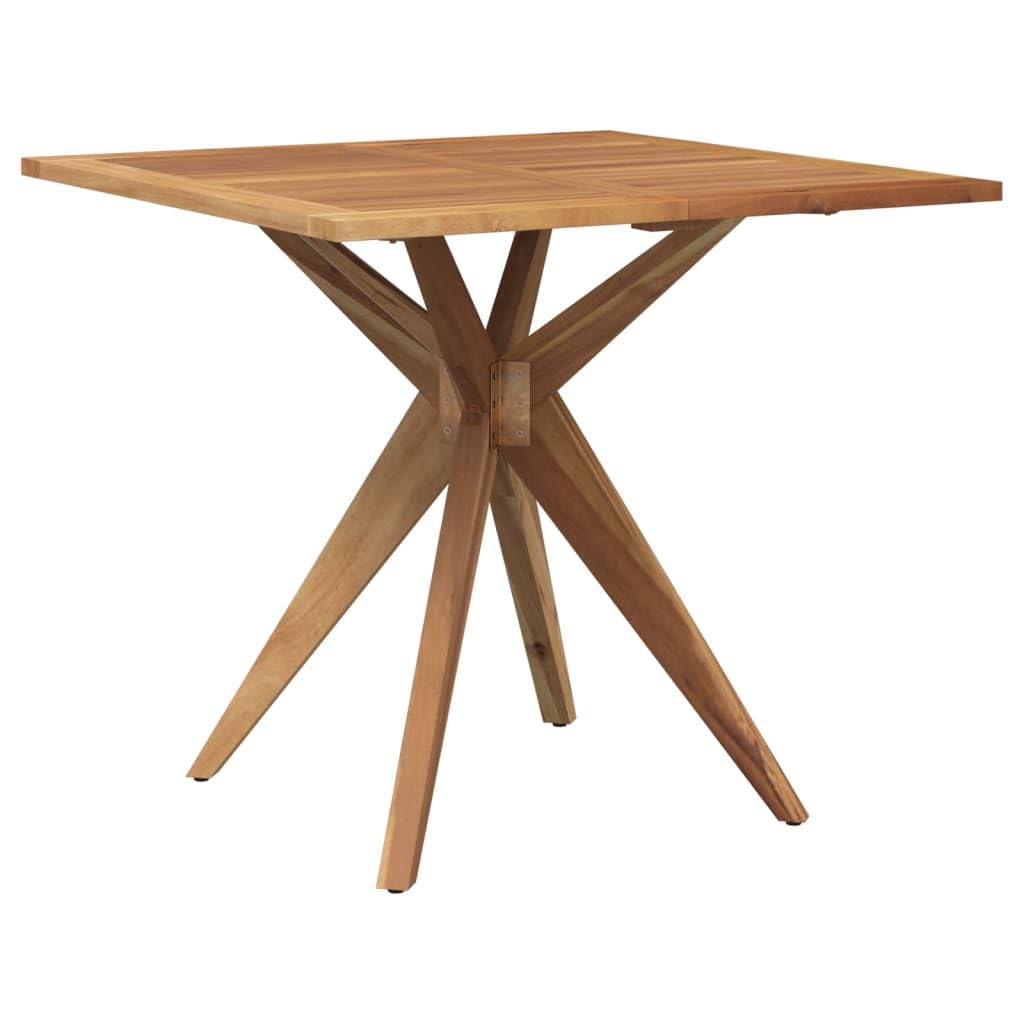 Tavolo da Giardino 85x85x75cm Legno Massello di Acacia | Mobile da pranzo a doghe per esterni, ideale per arredare il balcone, il terrazzo o la veranda di casa.