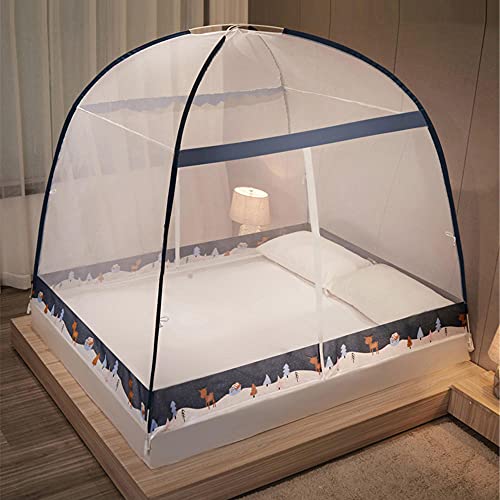 SGFBDZLK Portable Foldable Mosquito Nets Mosquito Mesh Net Mosquito Net for Bed Fine mesh Mosquito Net for Bed Portable Tent Mosquito net-120 * 200cm