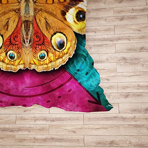 Parure de lit papillon ultra doux et durable en polyester pour chambre