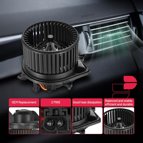 Image of BDFHYK AC Heater Blower Motor Fan 700265 Compatible with Mini 2007-2015 Cooper, 2013-2016 Cooper Paceman, 2011-2016 Cooper Countryman,HVAC Blower Motor Assembly Replacement for PM9358 34157 87233