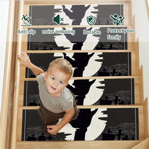 Peldaños de agarre de escalera para perros alfombras de interior de 76 x 20 cm 4