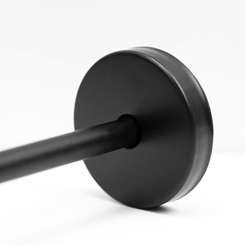 Miniatura 7 de Gancho para bata, gancho para abrigo, resistente y largo, para montaje en pared, acero inoxidable, superficie negra mate, 5.709 in5.7 pulgadas de