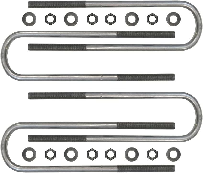 ICON, Rear, 12 U-Bolt Kit, Compatible with 2011-Up FORRD F250/F350 SD, 67004