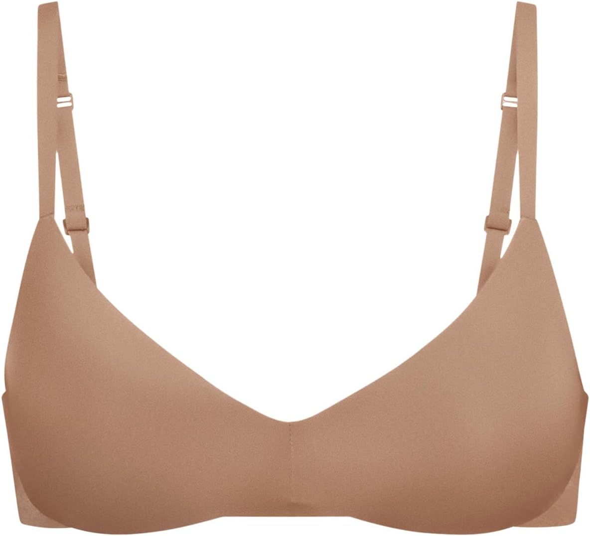REORIA Women's Wireless Bra Teardrop Seamless Comfort Light Support Everyday Bra (40) 40B Sienna