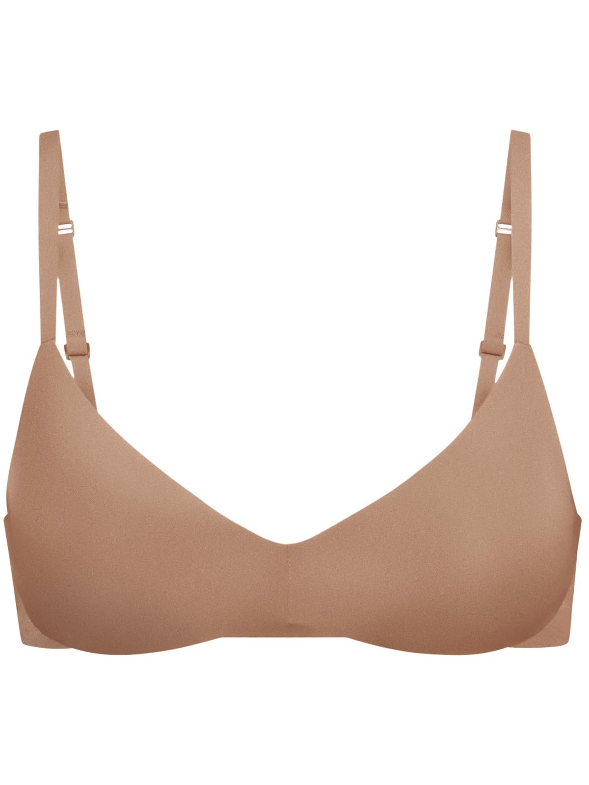 reoria women's wireless bra teardrop seamless comfort light support everyday bra