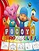 pocoyo libro para colorear: 50 grandes dibujos para niños