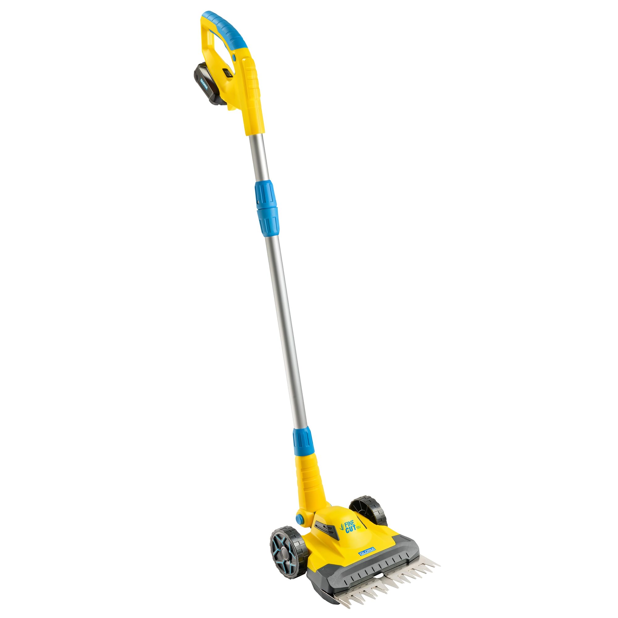 GLORIA FineCut 18V Coupe-bordures et Tondeuse – Complément Idéal du Robot Tondeuse