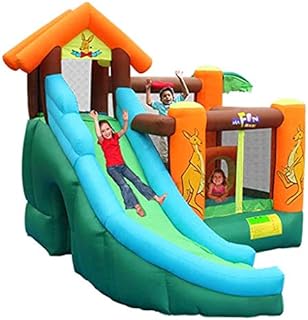 Children's Slide Home Children's Inflatable tle Indoor and Outdoor Children'sBed Outdoor Square Large Amusement Park Children's Naughty tle Toys