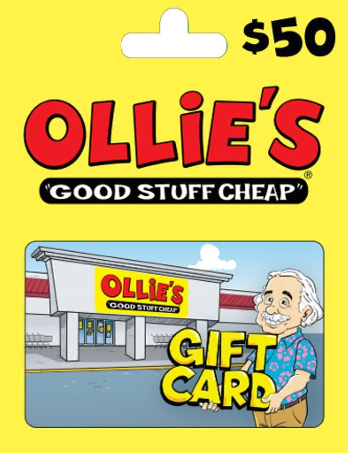 Ollie's Physical Gift Card - $50