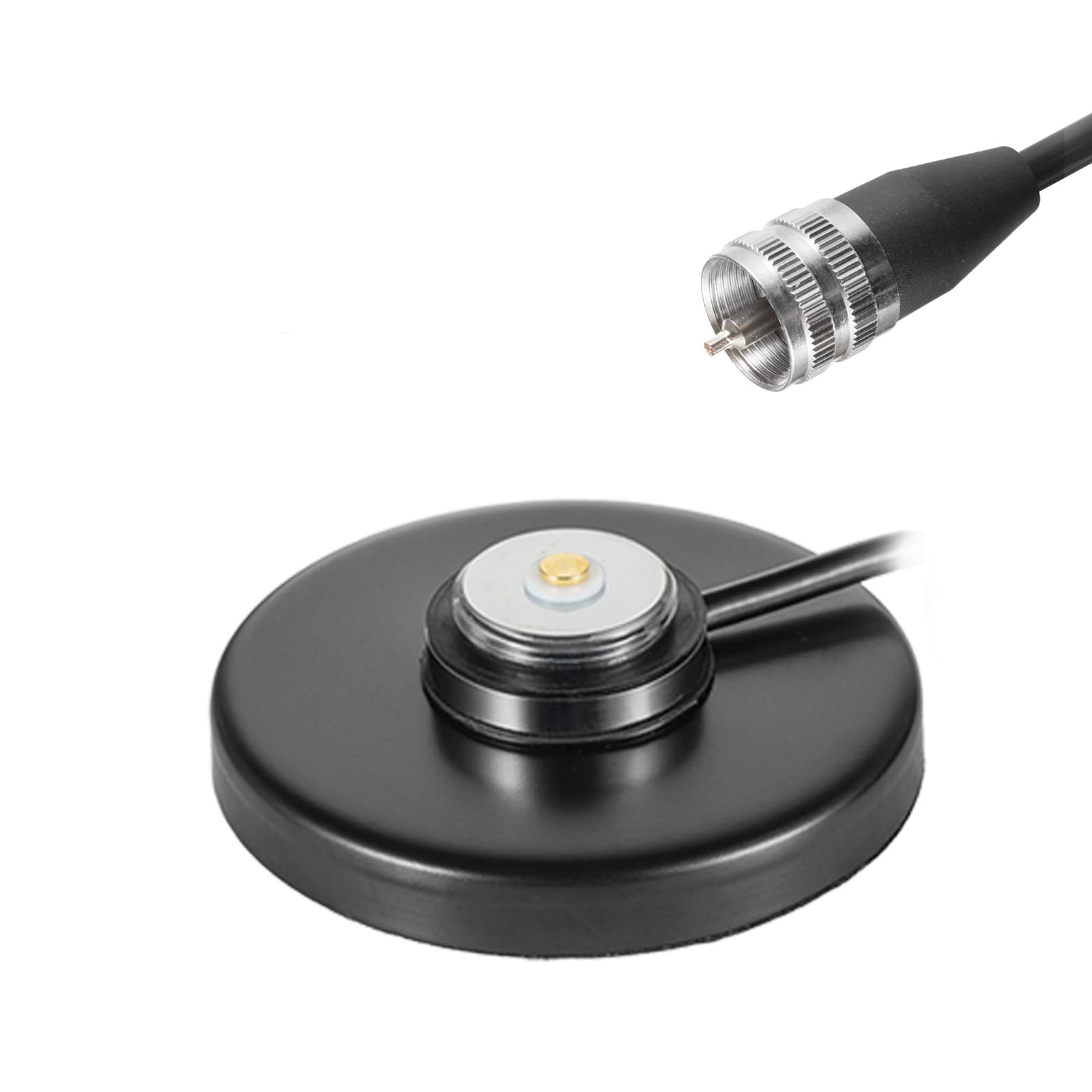 Heavy Duty NMO Magnetic Base Mount with PL-259 Plug Connector 16.4FT Cable Extension for Car Bus Mobile CB Ham Base Station Radio Truck Marine UHF VHF Radio Antenna, Eifagur