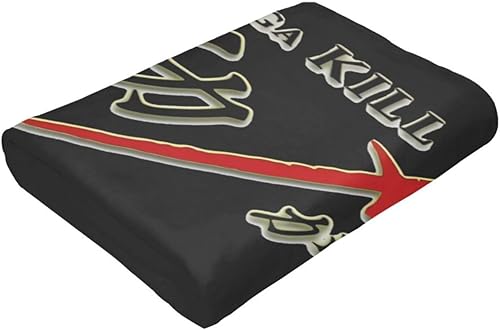 Miniatura 6 de Akame - Manta de anime Ga Kill de franela ultra suave, manta de microforro polar ultrasuave para sofá, cama, sofá, viajes, camping, 80 x 60 pulgadas