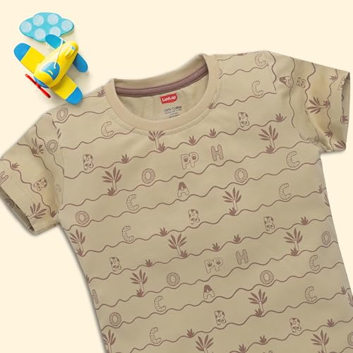 Image of LuvLap Baby Boys Regular Fit 100% Cotton Half Sleeves Boys T-Shirts and & Shorts Set Pack of 3