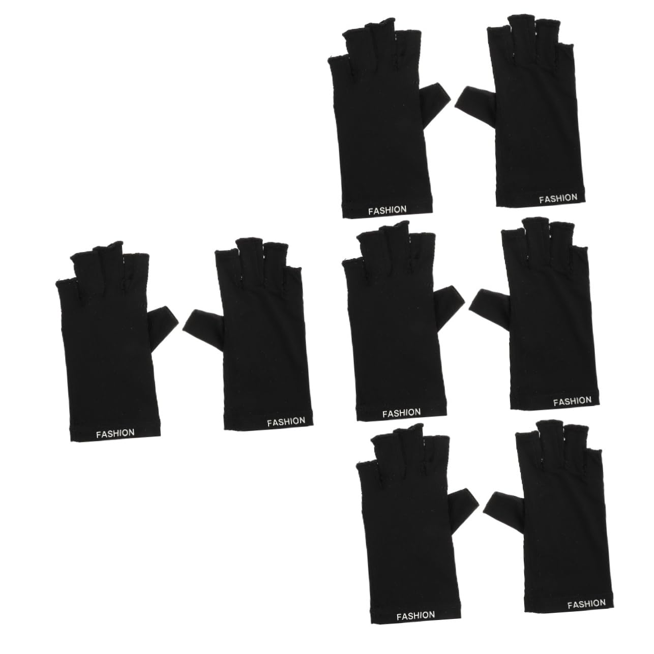 FRCOLOR 4 Pares De Guantes De Manicura Para La Piel - Guante De Uñas Uv Elástico Y Cómodo Para Salón En Casa