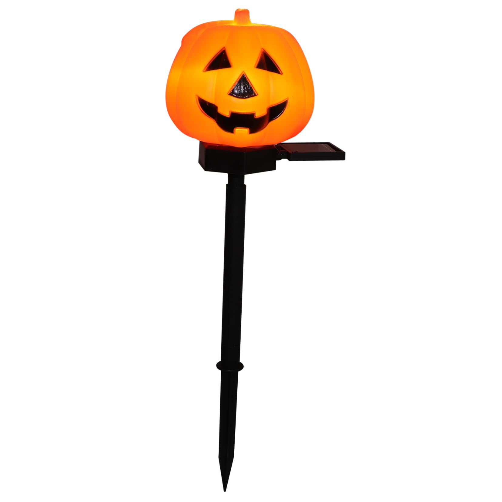 Sosoport Solar-Powered Pumpkin Yard Light Decorative Outdoor Garden Lights Led Landscape Lamp for Patio Pathway Halloween
