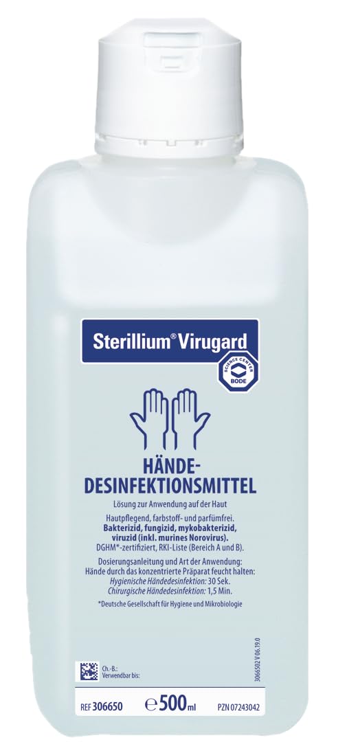 Sterillium Virugard Viruzides Hände-Desinfektionsmittel, 20 x 500 ml