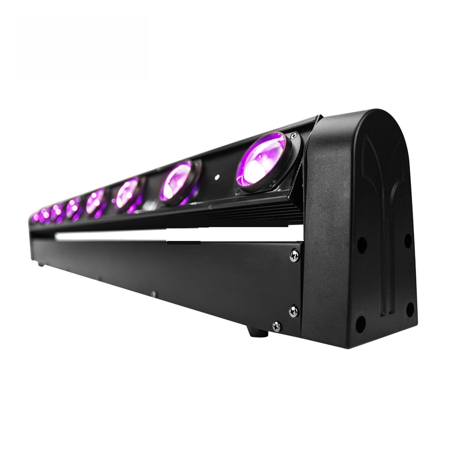 8X12W Wiązka LED Z Ruchomą Głowicą Listwa Świetlna 10/38 DMX Gorące Koło Nieskończony Obrotowy RGBW 4w1 Efekt Działania Dla DJ Impreza Dyskotekowa Scena Niskie ZużYcie Energii