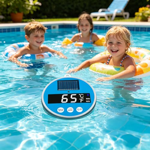 Thermomètre d'eau étanche avec affichage numérique clair pour lecture rapide