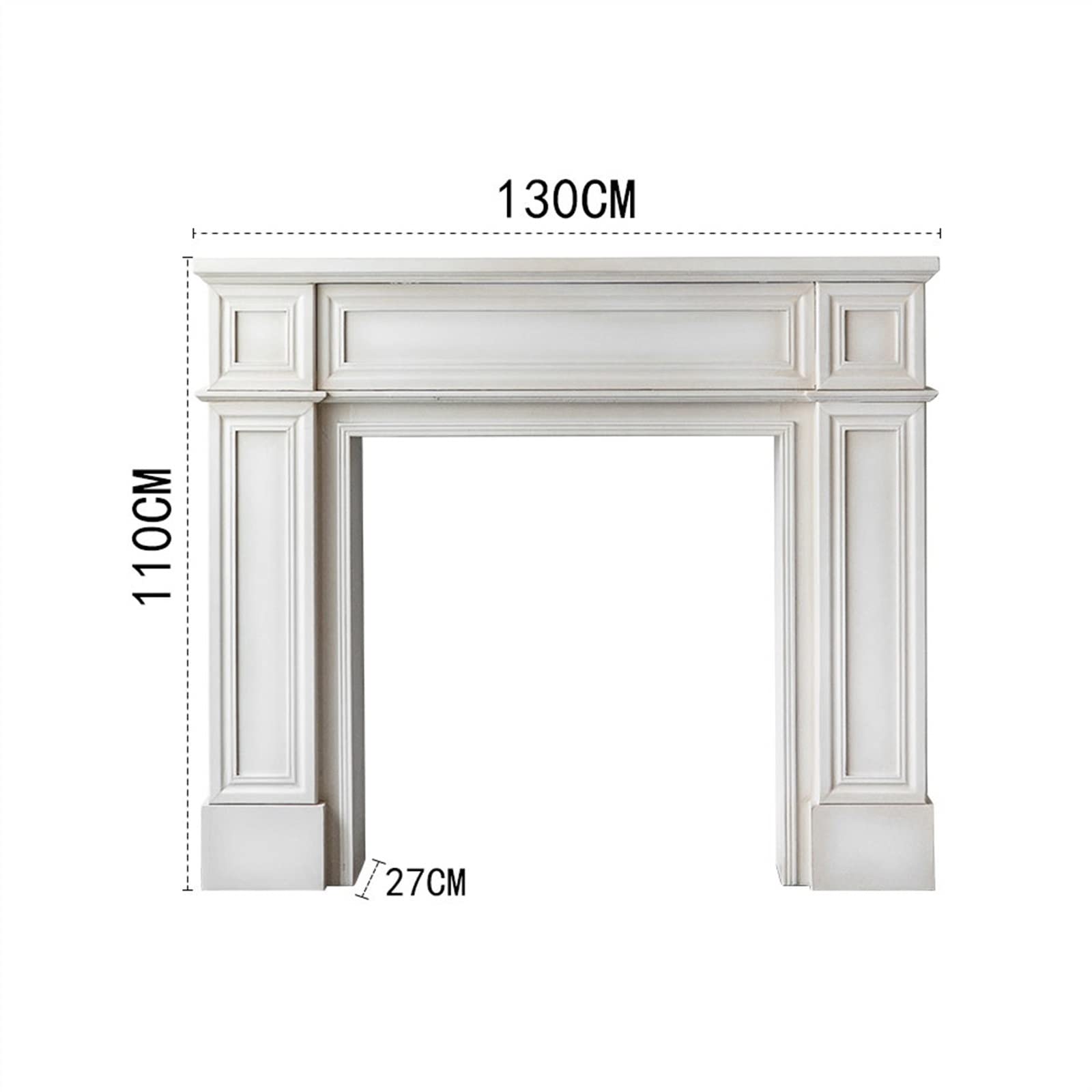 Cornice per mensola del camino e caminetto elettrico moderno europeo semplice, decorativa per la casa