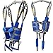 Patient Lift Sling Straps Carrier Gait Walking Assistance Belts Sitting Transfers Standing Supports Different Body Types for Physical Therapy Aids Mobility Exercisers Blue